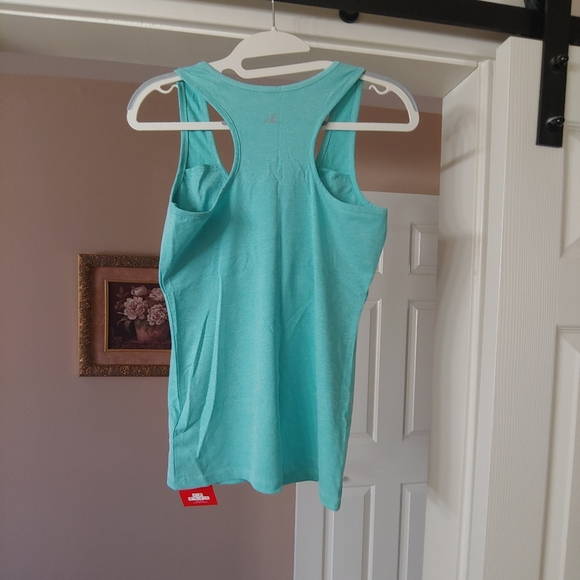 Athlete~ Women's Razorback Stretch Tank Top Sz L - Picture 2 of 4